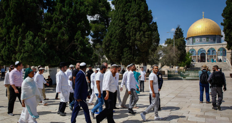 Record set for Temple Mount visits by Jews during Jewish holidays