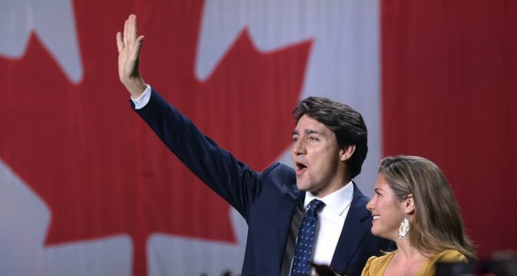 Canada’s Trudeau wins 2nd term but loses majority