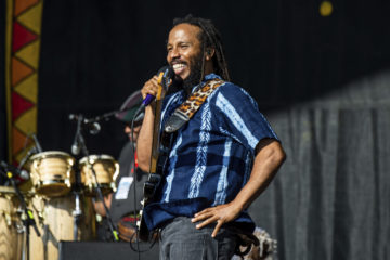 Ziggy Marley performs at the New Orleans Jazz and Heritage Festival on Thursday, May 2, 2019.