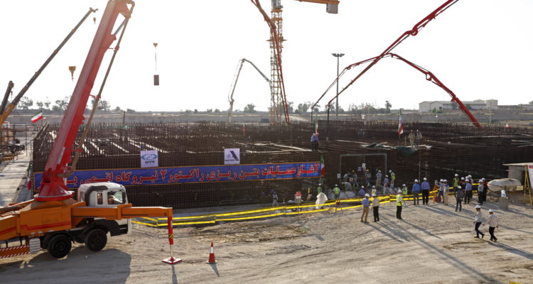 Iran begins construction on second nuclear reactor at Bushehr