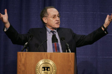 Harvard law professor Alan Dershowitz