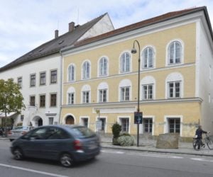 This Sept. 27, 2012 file picture shows an exterior view of Adolf Hitler's birth house , front, in Braunau am Inn, Austria.