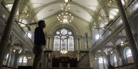 Keneseth Eliyahoo Synagogue in Mumbai, India