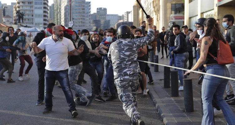 Protesters force postponement of Lebanese parliament session