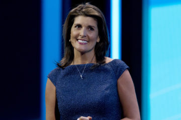 Former Ambassador to the U.N. Nikki Haley speaks at the 2019 American Israel Public Affairs Committee (AIPAC) policy conference, in Washington, Monday, March 25, 2019.
