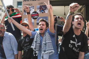 anti-israel protesters