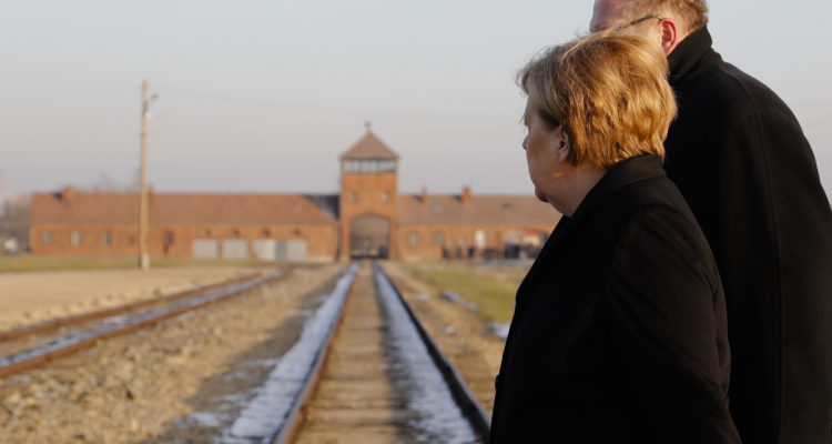 Germany’s Merkel voices ‘shame’ during first Auschwitz visit
