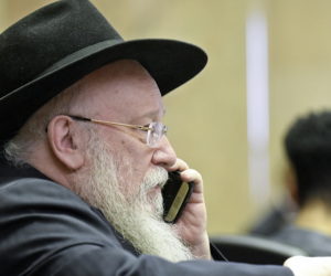 Rabbi on phone