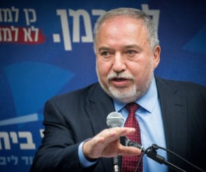 Israel Beiteinu party chairman Avigdor Liberman Flash90/Yon