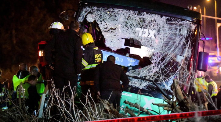 Israeli bus driver suspected after horrific crash kills 4