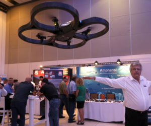 Exhibits at an Israeli conference on UVID - Unmanned Vehicles for Israel Defense - an Israeli defense initiative.
