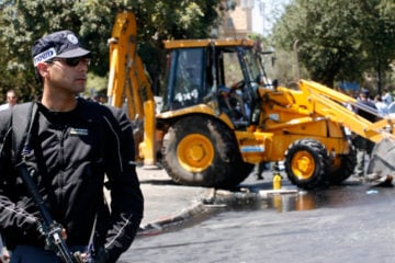 The bulldozer that killed 3 people in Jerusalem