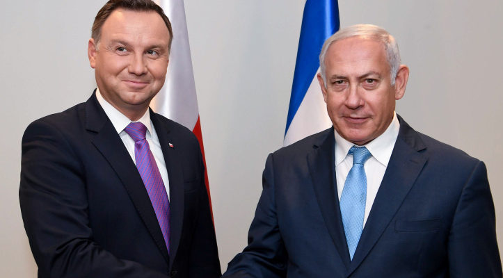 Poland-Israel ties fray as Polish president brands Israeli foreign minister’s remarks ‘offensive’
