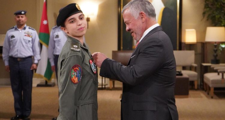 Jordan princess makes history: First woman in kingdom to complete jet pilot training