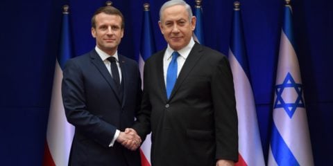 Pm Netanyahu & French President Macron2