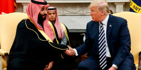 Donald Trump, Mohammed bin Salman