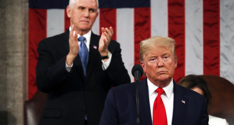 Trump highlights Mideast policy, domestic achievements in State of the Union