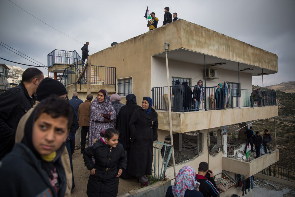 Palestinian home slated for demolition