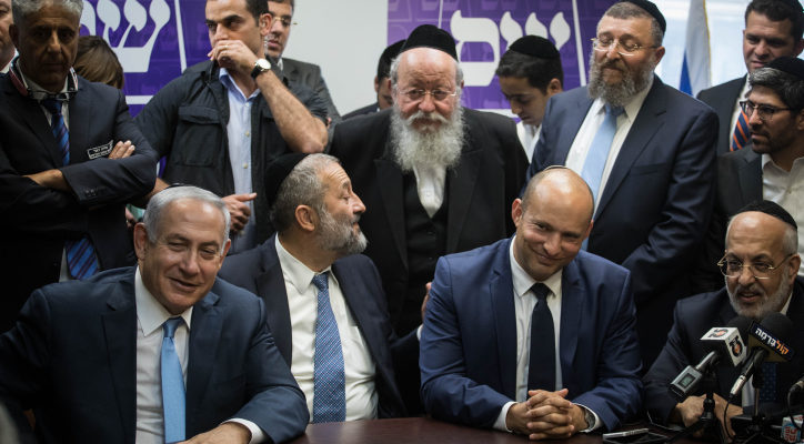 Bloc reemerges: Right-wing parties sign on dotted line for Netanyahu