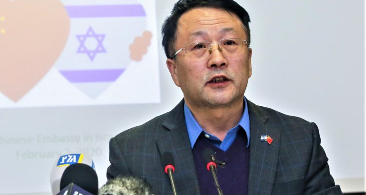 China’s Israel envoy compares virus travel bans to Holocaust