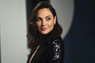 Gal Gadot arrives at the Vanity Fair Oscar Party on Sunday, Feb. 9, 2020, in Beverly Hills, Calif.