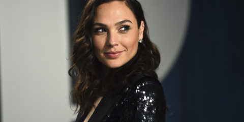 Gal Gadot arrives at the Vanity Fair Oscar Party on Sunday, Feb. 9, 2020, in Beverly Hills, Calif.