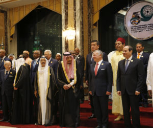 Leaders of Islamic countries pose for a group picture ahead of Islamic Summit of the Organization of Islamic Cooperation (OIC) in Mecca, Saudi Arabia, June 1, 2019.