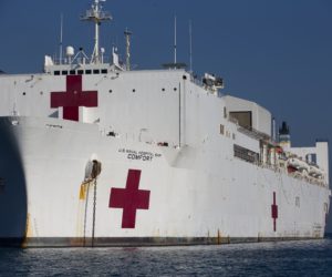 Haiti US Hospital Ship