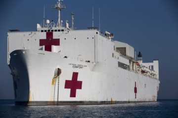 Haiti US Hospital Ship