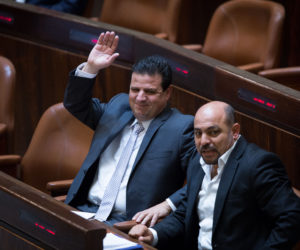 Leader of the of the Joint Arab list, Ayman Odeh,