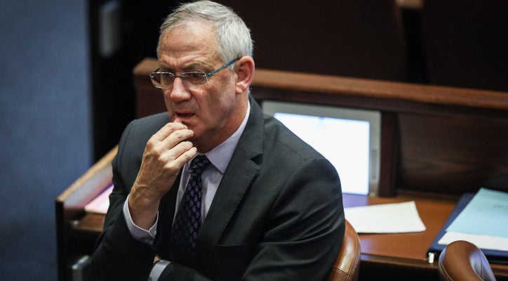Losing at polls, Blue and White mulls law to bar Netanyahu from leading