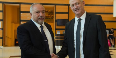 Benny Gantz and Avigdor Liberman