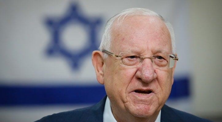 Israeli President Rivlin, casting vote: ‘I only feel a deep sense of shame’