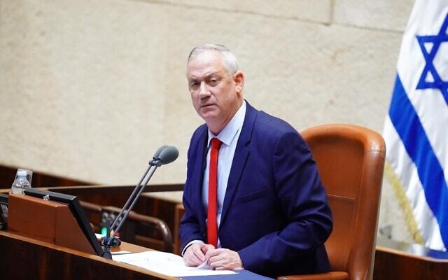 Gantz elected Knesset Speaker as he heads into unity government