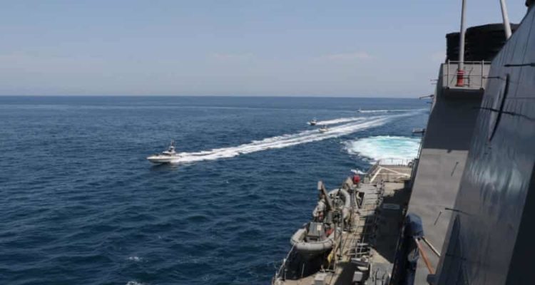 Iranian vessels harass US warships in Persian Gulf