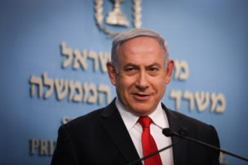 Israeli prime minister Benjamin Netanyahu