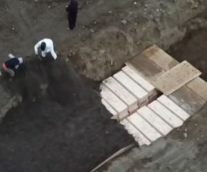 digging mass graves New York