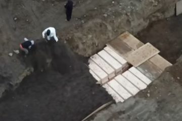 digging mass graves New York