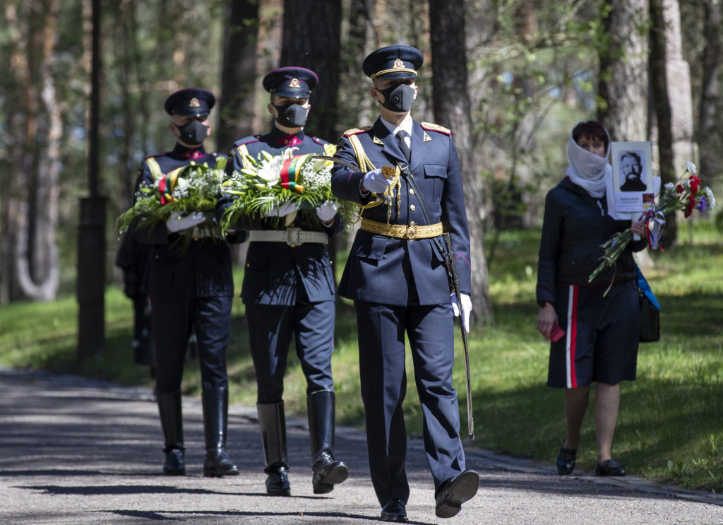 Virus Outbreak Lithuania WWII VE Day