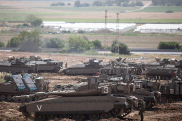 IDF tanks Gaza borde