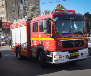 israel fire engine