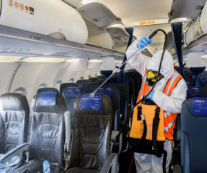 airplane CORONAVIRUS decontamination