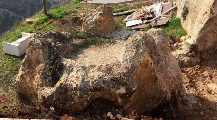 3000-year-old horned Israelite altar discovered in Samaria earns protection