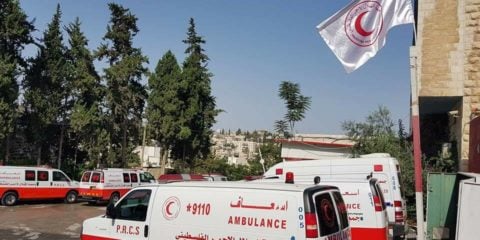 red crescent ambulance