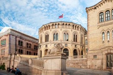 Norwegian parliament building, Oslo