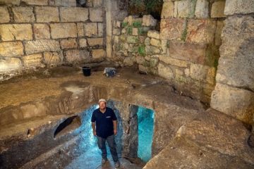 Underground system near the Temple Mount