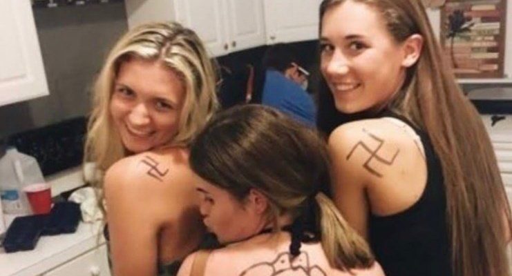 Tweet of Penn State girls showing off swastikas sparks outrage