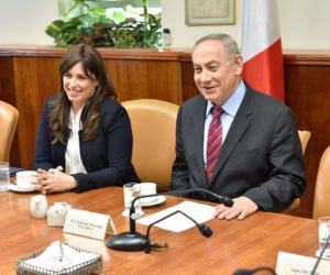 Tzipi Hotovely with Prime Minister Benjamin Netanyahu