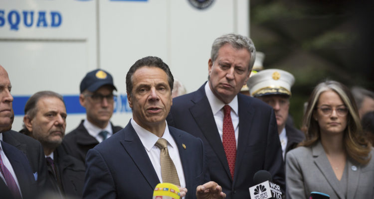 NYC Mayor de Blasio fires back as Cuomo threatens to shut down Manhattan
