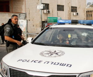 Israeli police car